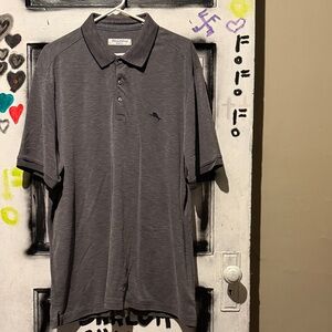 Tommy Bahama Gray Polo Shirt